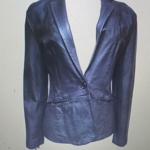 AQUA women's Leather Jacket Coat New small
